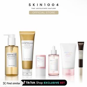 Centella Women’s Skincare Set – Pink & Gold